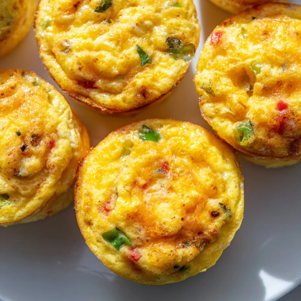 Colorful Buffalo Ranch Egg Bite Cups, infused with tangy buffalo sauce and creamy ranch.