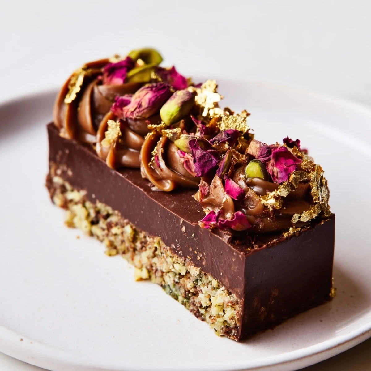 A delightful plate of Chocolate Bar Inspired Creations showcasing creamy layers and tropical flavors.