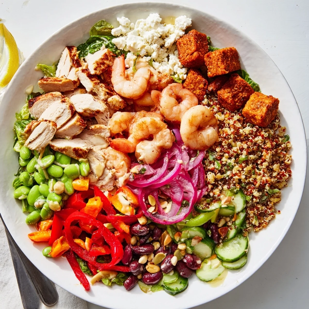 A colorful display of Build-Your-Own Boards & Bowls for social events.  