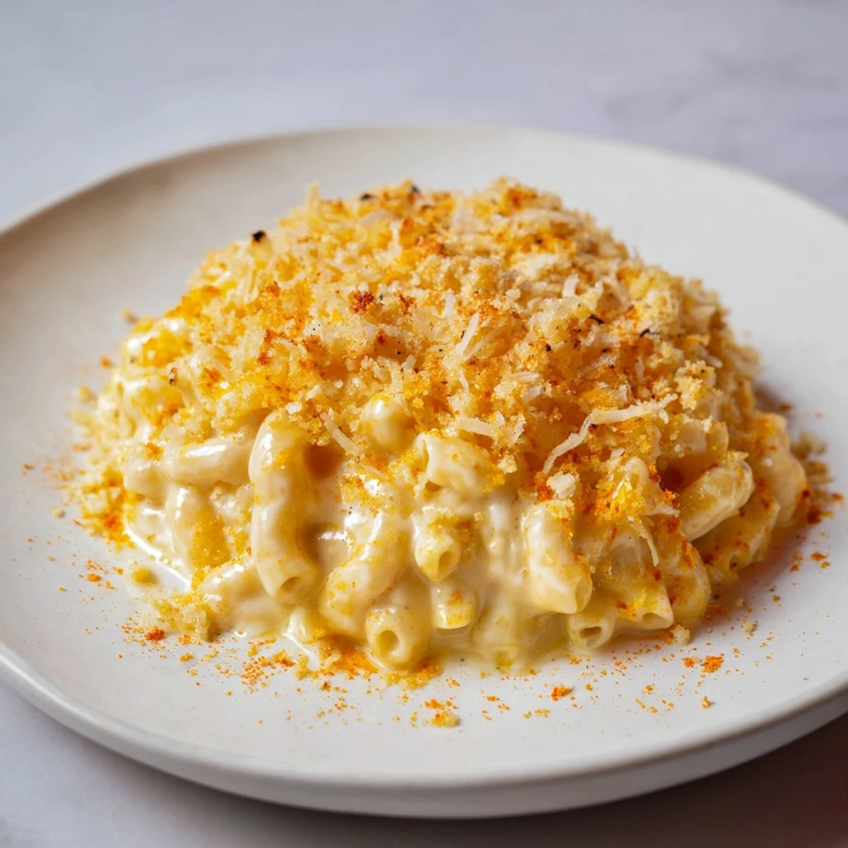Creamy mac & cheese made with evaporated milk, perfectly cheesy and comforting for dinner.