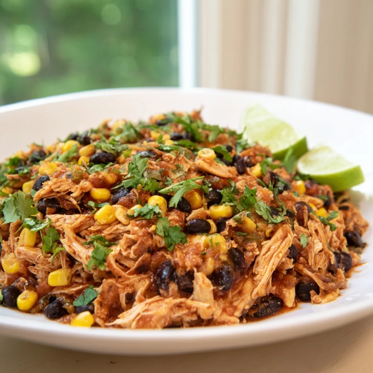 Mouthwatering slow cooker salsa chicken, brimming with flavor and perfect for tacos or bowls.