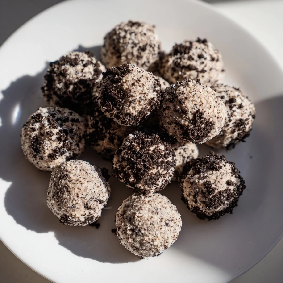 These Cream Cheese Oreo Protein Balls feature a delightful mix of flavors and textures, perfect for snacking.