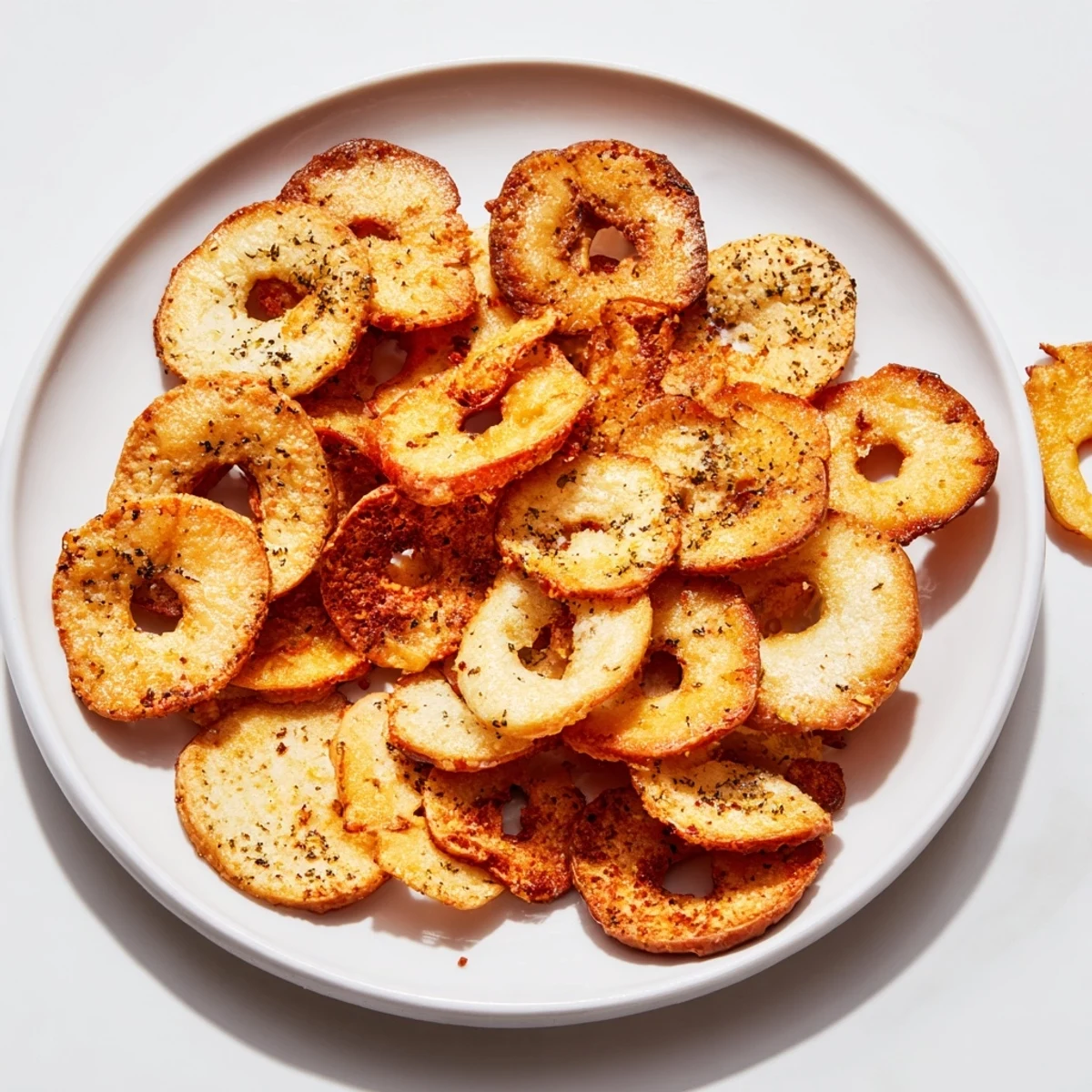 Crispy bagel chips, pretzels, and holiday candies make up this irresistible Air Fryer Bagel Chip Christmas Mix.