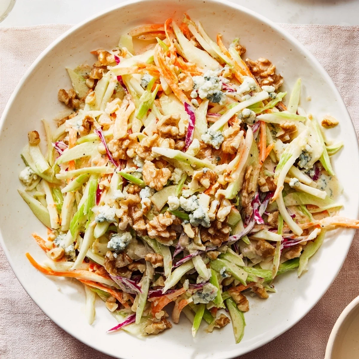 Crunchy Apple Walnut Slaw