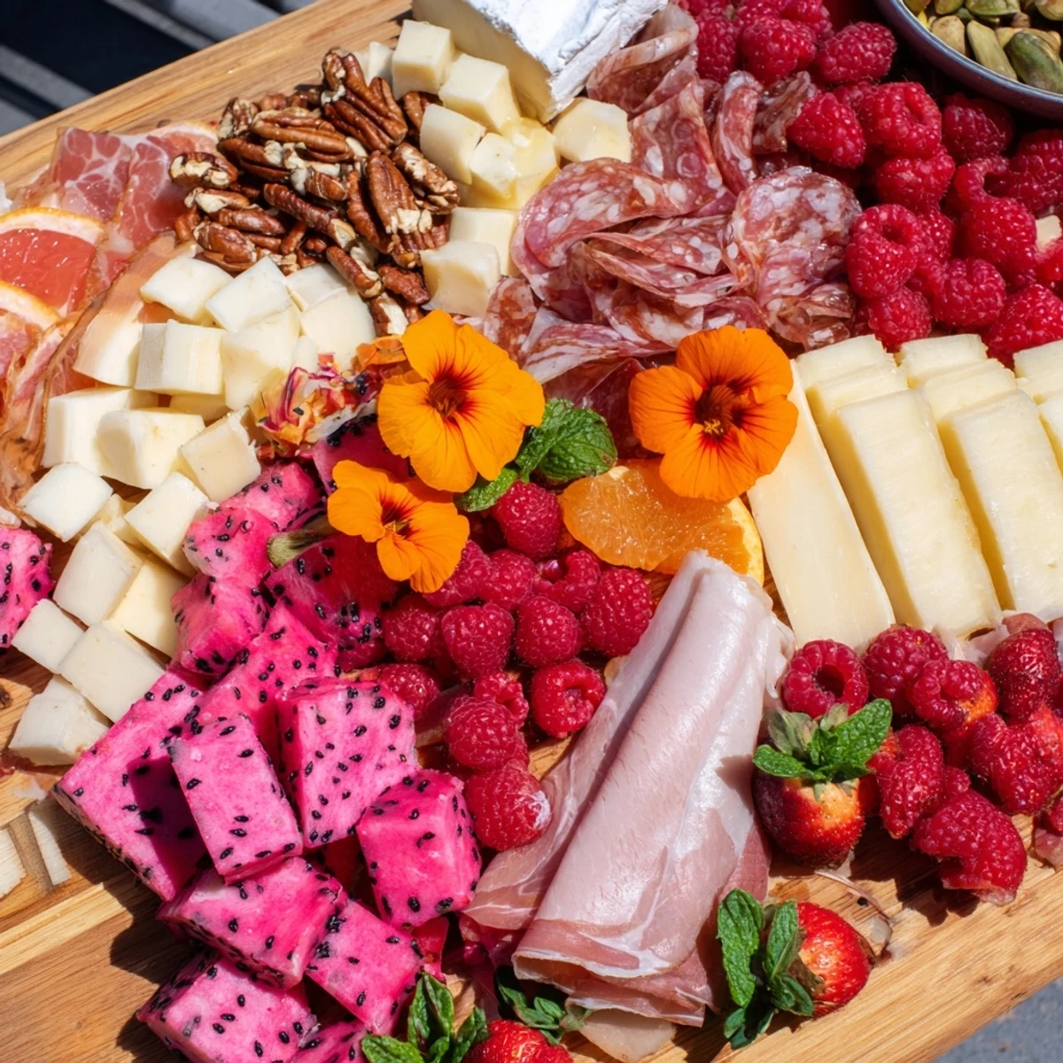 Flamingo Paradise Grazing Board