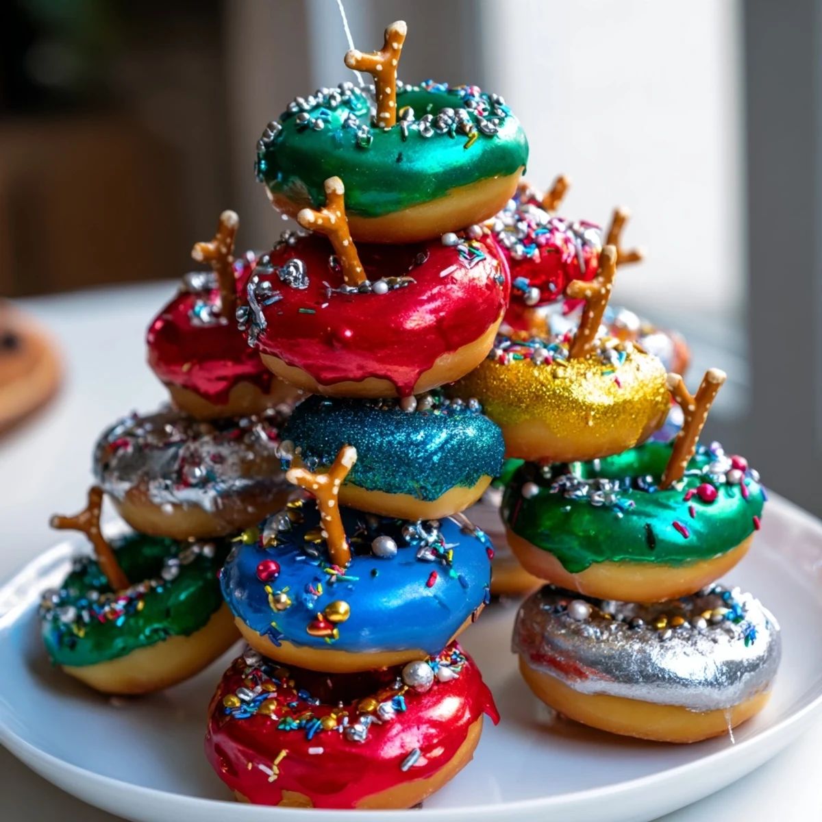 Donut Stack Christmas Ornament