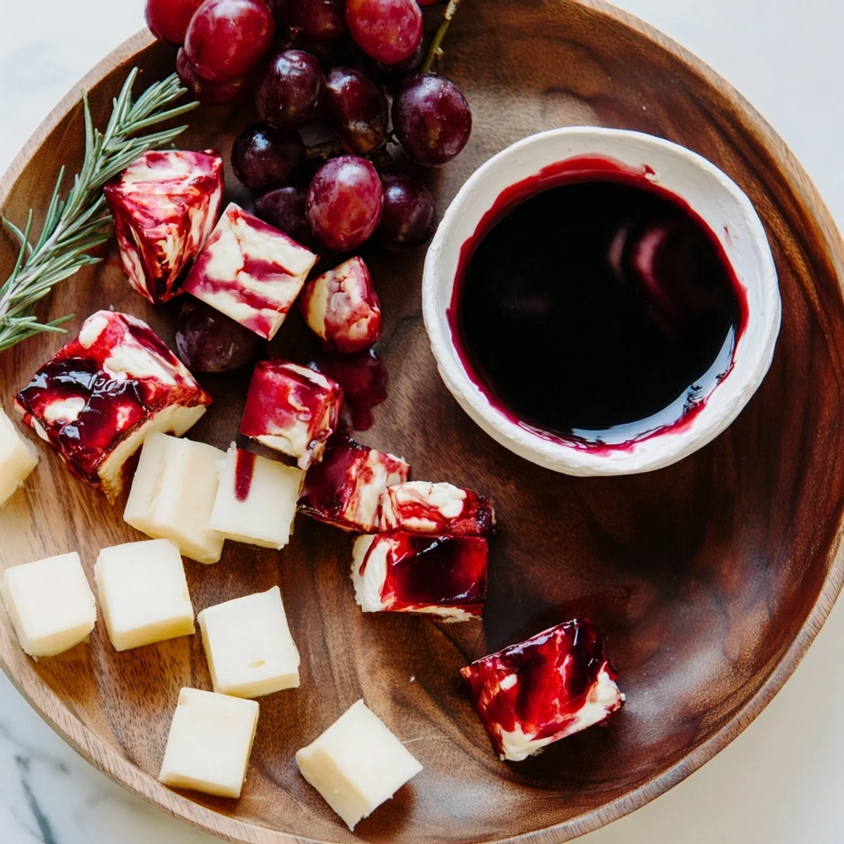 Ruby Red Wine Cheese Board