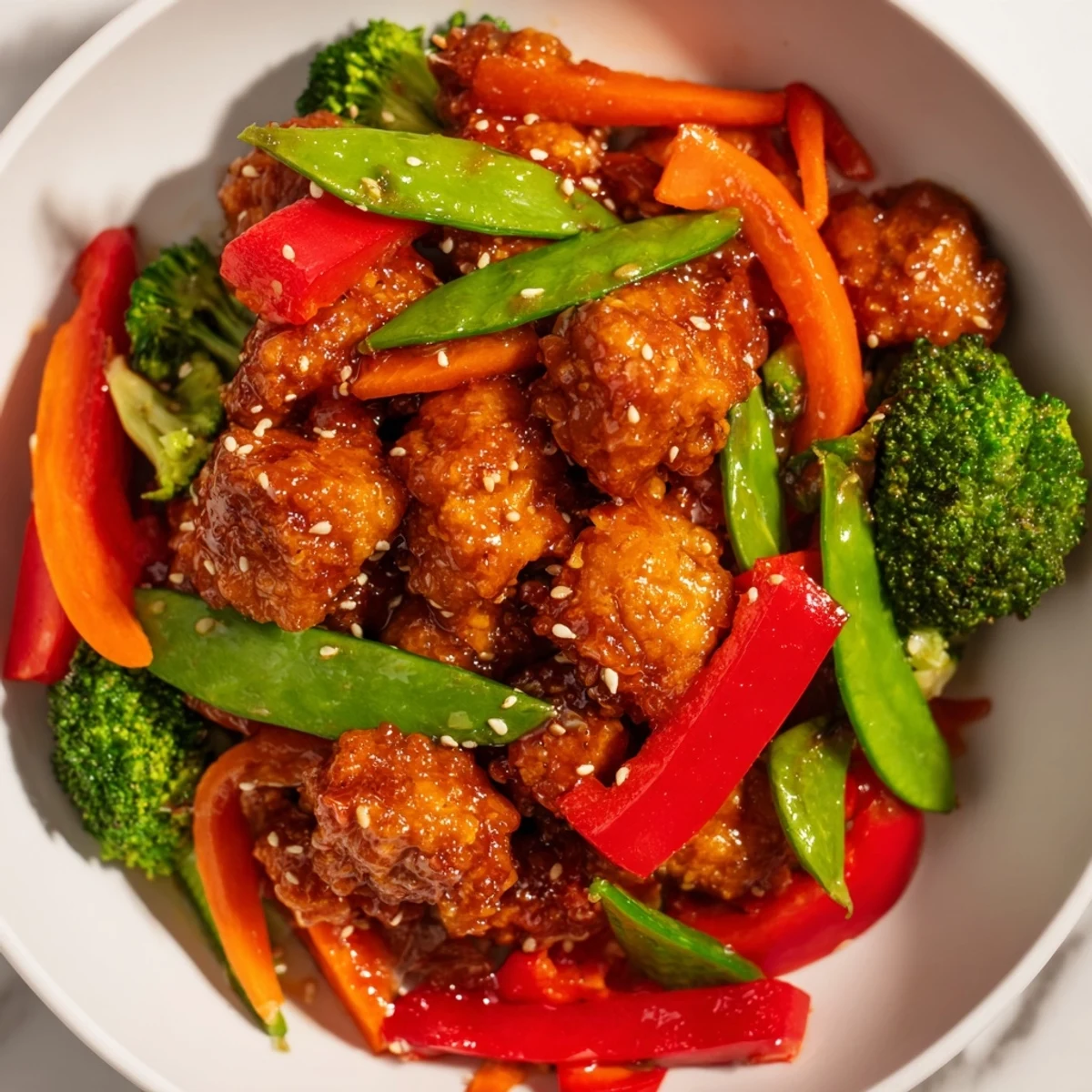 Sesame Ginger Tofu Stir-Fry