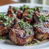 Lamb Chops Mint Gremolata