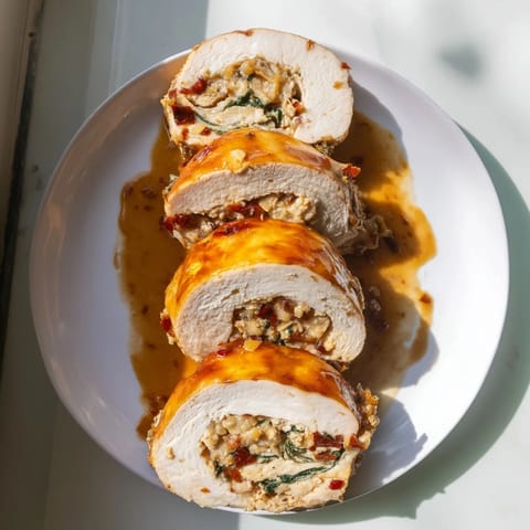 Tender Chicken Stuffing Roulades