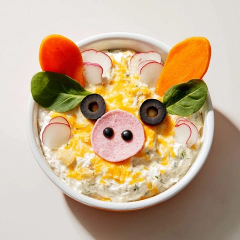 Piggy Face Dip Bowl