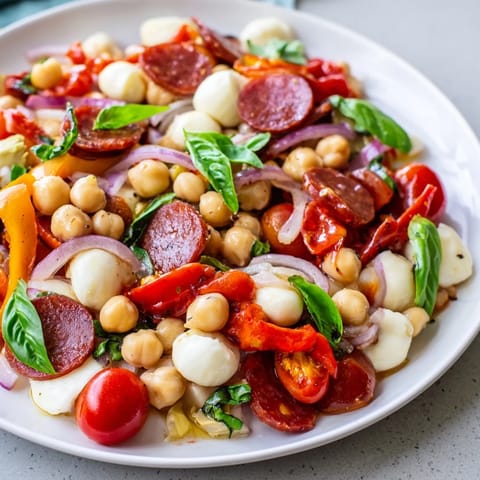 Antipasto Chickpea Salad