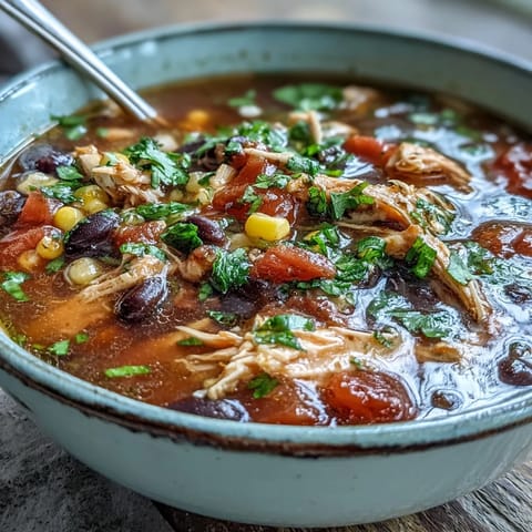 Southwestern Turkey Soup: Hearty turkey, beans, and corn in a flavorful broth.