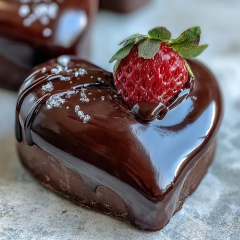 Breakable Chocolate Heart Strawberries