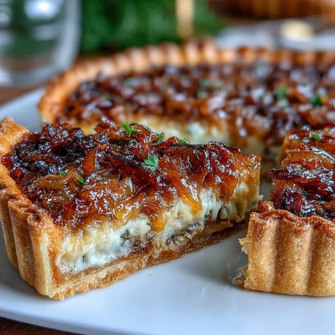 Caramelized Onion Gruyere Tart