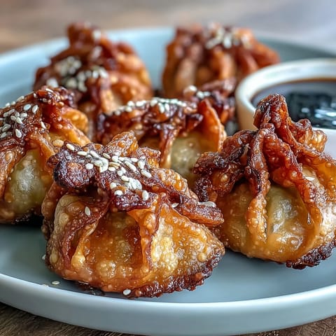Aromatic dumplings with a crunchy golden crust, packed with juicy filling and paired with a zesty soy ginger sauce for dipping.  