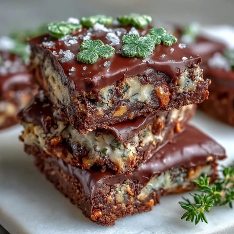 Lucky Clover Cookie Bars