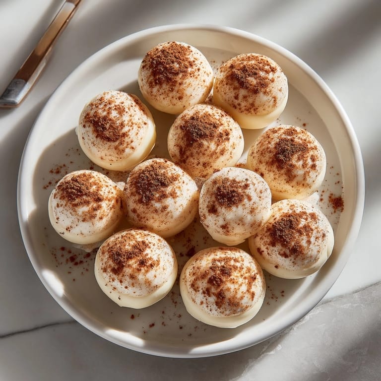 Pumpkin Spice Latte Truffle Bites arranged for a holiday party, creamy centers and spiced aroma visible.