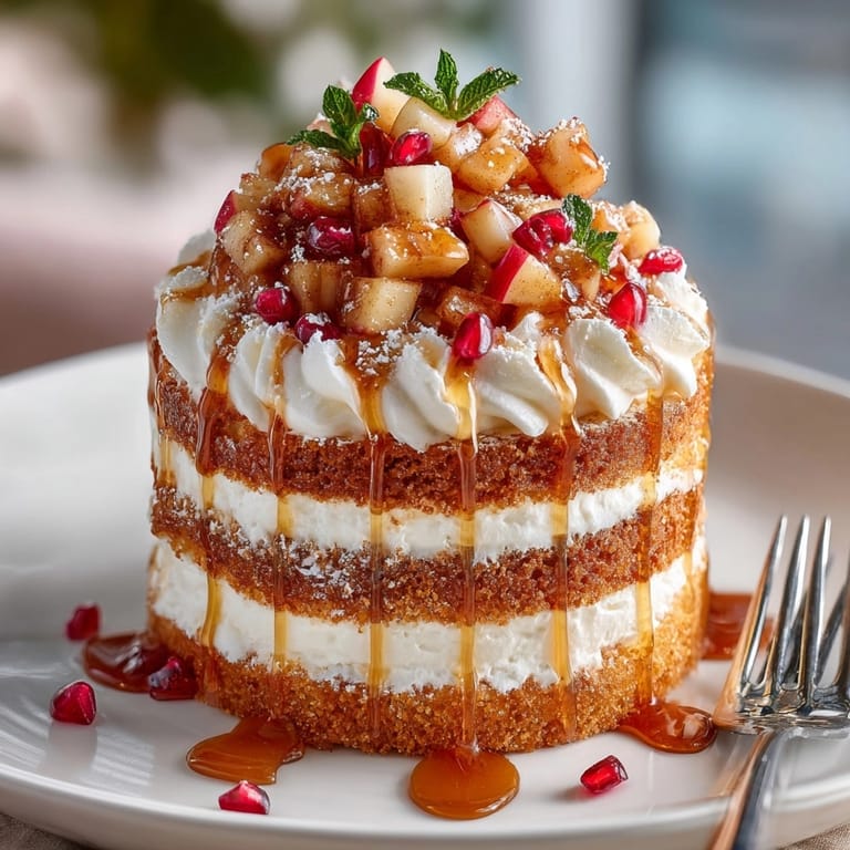Hear Me Out Cake with Seasonal Twist served on a festive plate, perfect for cozy fall celebrations.
