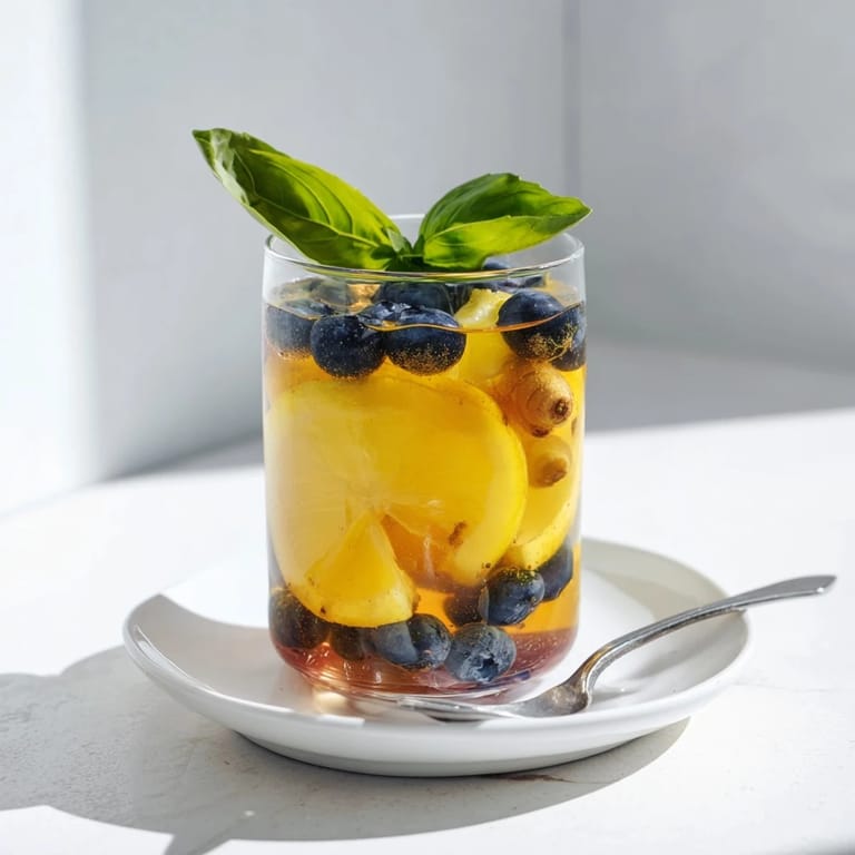 Homemade kombucha-style mocktails infused with fresh ginger for a zesty, fizzy delight.