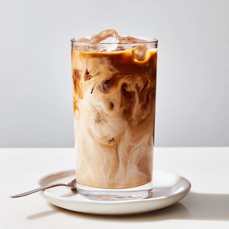 Rich cold brew coffee infused with tahini for a unique summer sip.