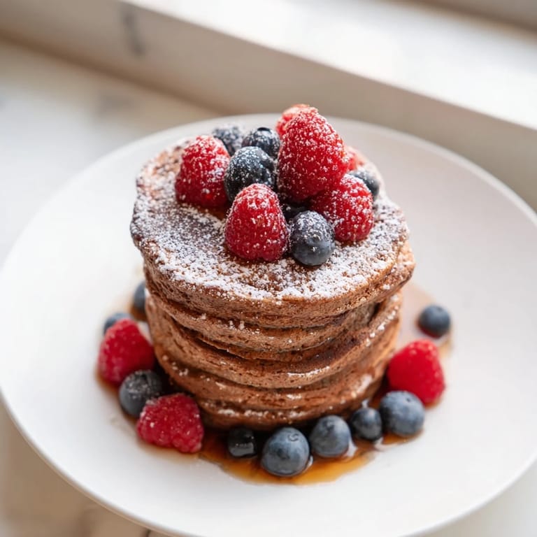 Imagine light, airy Egg White Gingerbread Matcha Soufflé Pancakes, deliciously spiced with ginger and warming matcha.