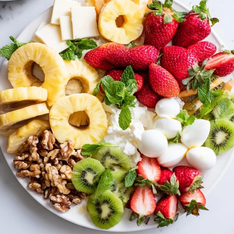 Bright and colorful Good Morning Sun Breakfast Board showcasing a variety of breakfast favorites, ready to enjoy.