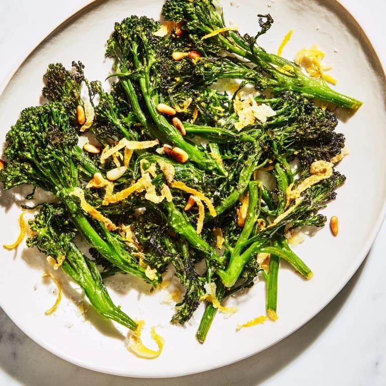 Air-fried broccolini shines in this fresh Charred Broccolini Salad, ready for a light lunch.