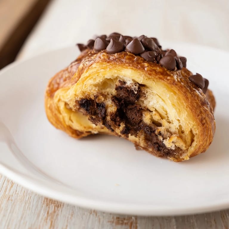 Enjoy this irresistible Viral Crookie; a delightful fusion of flaky pastry and soft, chocolate chip cookie.