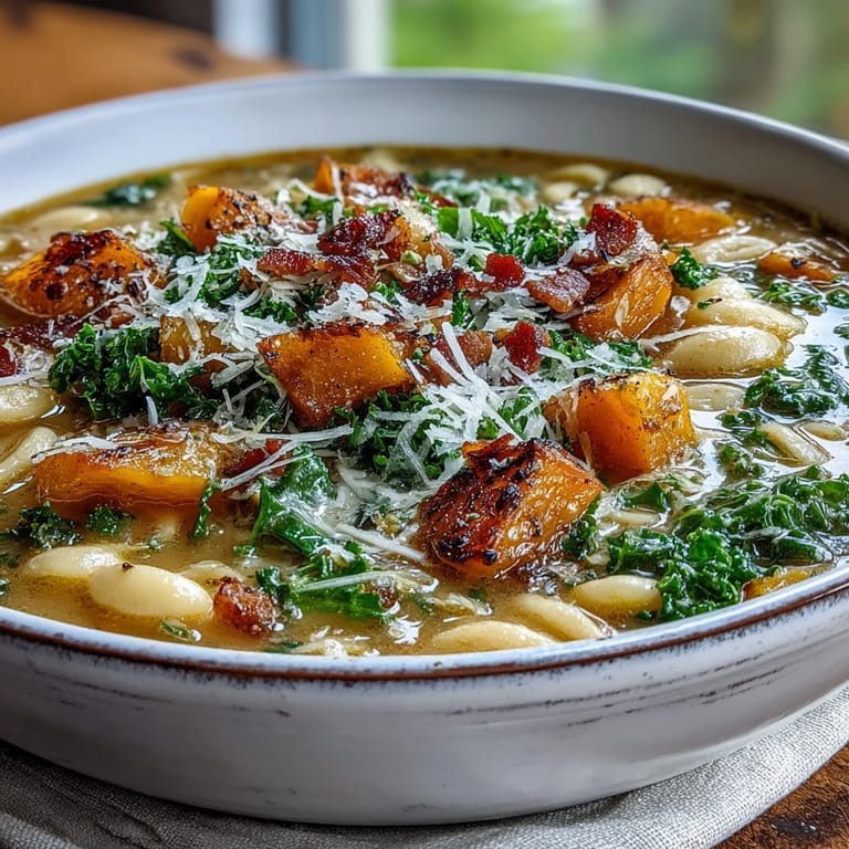 Comforting Italian-American Fall Minestrone, perfect with crusty bread and Parmesan.