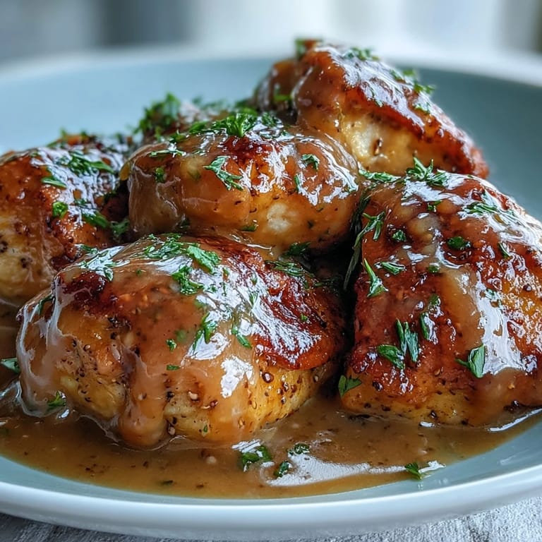 Spoon Slow Cooker Honey Mustard Chicken over fluffy rice, letting the rich, garlicky sauce pool beside steamed broccoli florets.