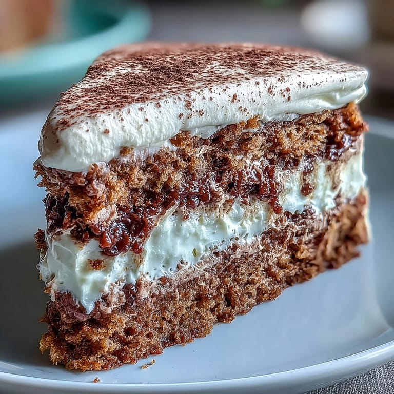 A whole Fluffy Hojicha Cake on a stand, ready to be sliced for an elegant afternoon tea serving.