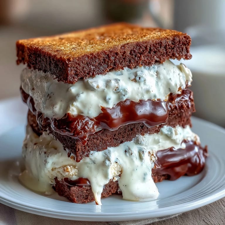 Decadent Vanilla Bean Frappuccino ice cream sandwiches, combining frozen vanilla cream and coffee-infused cookies for a refreshing dessert.