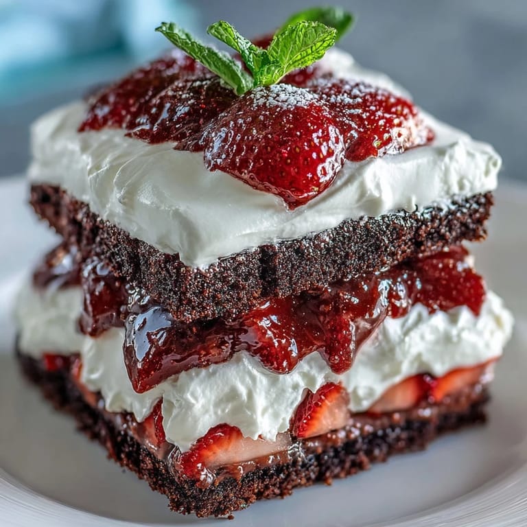 Freshly baked strawberry black sesame shortcake adorned with whipped cream.