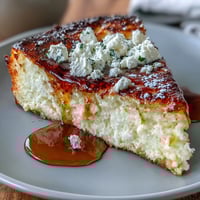 Fluffy lemon ricotta pancakes topped with fresh berries and a drizzle of maple syrup for a bright, citrusy breakfast.